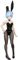 Xinchangda REM Figure Models Anime Collectible Figures in Black Silk Bunny Girl Outfits Collectibles Model Xmas Gifts