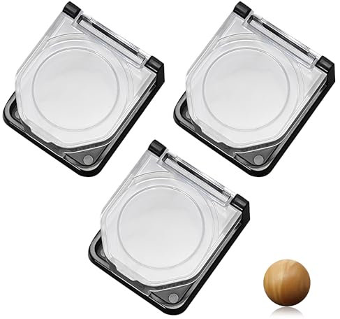 YIMATEECO Lot de 3 couvercles de protection pour boutons, interrupteur à bouton-poussoir PC, étanche et étanche à la poussière, pour bouton-poussoir d'alimentation de 22 mm (transparent, 3 pièces)