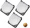 YIMATEECO Knopfschutz Knopfabdeckung, 3Stü Knopfschalter Abdeckung PC Power Druckknopfschalter Abdeckung Wasserdichte und Staubdichte für 22mm Power Druckknopf(Transparent, 3 Stück)