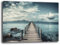 Cuadro moderno de pared de estilo puente, para la playa, ideal para la sala de estar de pared, XXL, grande, impresión sobre lienzo, decoración mural para dormitorio, cocina, hotel, B & B (6, 30 x 40