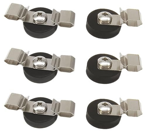 Robuste magnetische Kabelhalter-Clips, kratzfeste, magnetische Kabel-Organizer, rutschfest, starke Magnet-Kabel-Clips, Drahthalter für Joyroom, Auto, Garage, Büro, Terrasse, Computer, 6 Stück