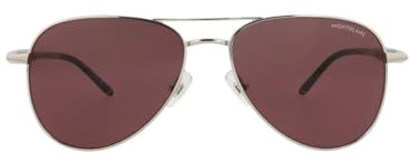 Montblanc MB0345S Sunglass Man Metallbrille, Herren, mehrfarbig, Einheitsgröße