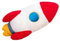 Ueiwffzo Plüschtier Astronaut Kawaii Kuscheltier Rakete Flugzeug Plüschtier für Kinder, Weltraum Plüschtiere für Kinderzimmer Jungen (Rakete)