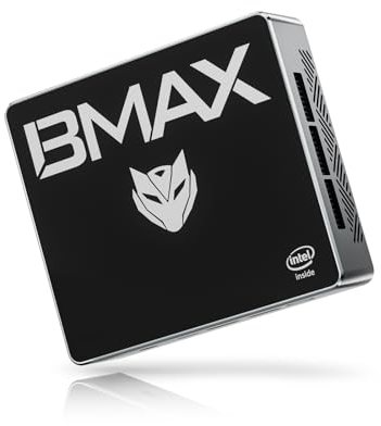 BMAX Mini PC Intel N97 (bis zu 3.6Ghz) 16GB RAM 512GB M.2 SSD Win-11 Pro B4Pro Micro Desktop Computer mit 4K HDMI/Gigabit Ethernet/WiFi 5/Bluetooth4.2/USB3.2 für Office Business Klein PC VESA