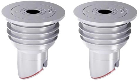 2 Stück Waschmaschinen Rohrdichtung für Ø 35mm bis 40mm Abflussroh, Silikon Abflussrohrdichtung, Abwasserkanal Deodorantdichtung, Wasserabflussrohr Dichtungsring für Küche, Bad