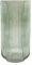 Point-Virgule Vase decoratif, décoration Maison, Vase Fleur en Verre, Vert, 14.3x28cm