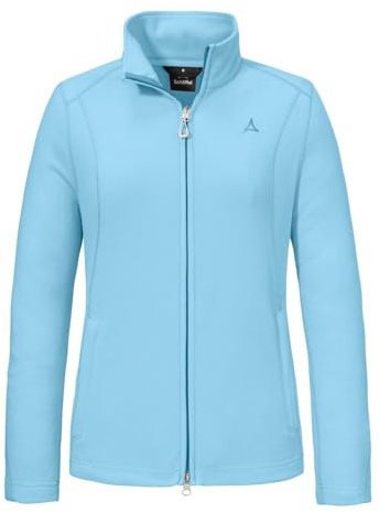 Schöffel Damen Fleece Jacket Leona3, leichte und wärmende Fleecejacke, schnell trocknende Outdoorjacke aus Tecnopile Material, tidal wave, 48