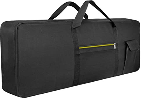 Bolsa para teclado 76 teclas Piano Electrónico portátil teclado acolchado bolsa de transporte estuche de almacenamiento Gig 120x40x13cm..