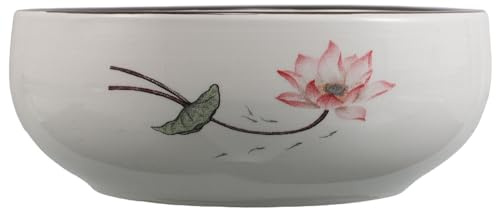 iplusmile Keramik Hydroponik Blumentopf Mittel für Wasserpflanzen Lotusblume Seerose Sukkulenten Innenbereich