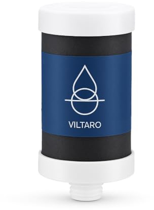 VILTARO® Wasserfilter Kartusche mit Kalkschutz | Filterkartusche für Wasserfilter Wasserhahn | Wasser Filtersystem mit Aktivkohlefilter aus nachhaltigen Kokosnussschalen
