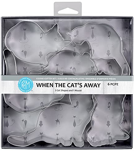 R & M International 1893 Northwoods Nature Emporte-pièces, cerf, Saumon, Loon, Ours, Arbre, Moose, Lot de 6, Delver, 1 pièce