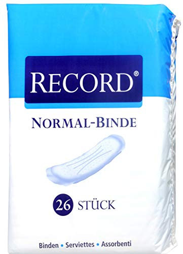 Camelia record normal-Binde, 4er Pack (4 x 26 Stücke)