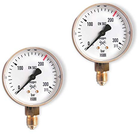 GCE Manomètre d'équipement de contrôle du gaz acétylène 0-18/40 bar