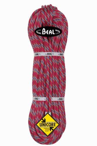 Beal Unisex – Erwachsene Tiger Kletterseil, rosa-Fuchsia, 10 mm x 80 m