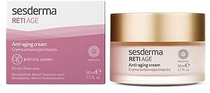 Sesderma | Reti Age Anti-Aging-Creme | Anti-Aging-Pflege | Reife Haut | Retinol | Anti-Falten-Creme | Erste Anzeichen der Hautalterung