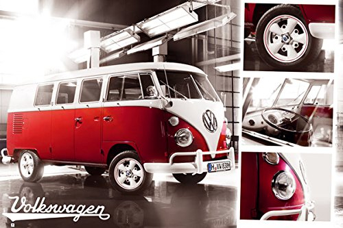 Vw Camper-Vw-Split-Screen - 61 Cm x 91.5 Cm Poster// Poster