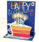 Popshots 3D Pop-Up Sound Musical Greeting Card Birthday Big Slice of Cake