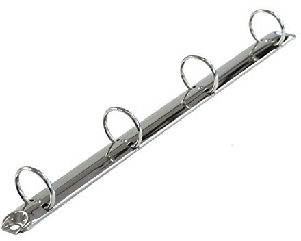 Ringmechanik Ringbuchmechanik Binder 4-Ring f Ordner Hefter 292mm, Variantenwahl, Größe:25mm rund