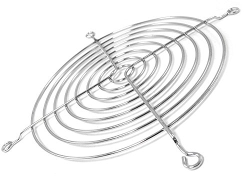 AABCOOLING 140mm Fan Grill Silver - Metal Grill, PC Dust Filter, Compatible with 140mm Fans, Desktop, Laptop, Server