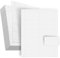 1000 Stück blanko bedruckbare Visitenkarten 89 x 51 mm, perforiertes Kartonpapier für Tintenstrahl- und Laserdrucker, 10 Karten pro Blatt (Weiß)