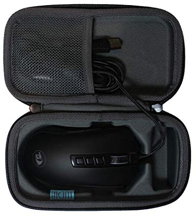TUDIA Hard Travel EVA Shock Absorption Carrying Storage Case Compatible with Redragon M711 COBRA Ergonomic Gaming Mouse