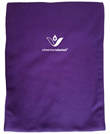 Moor Wärmekissen 28x38 cm mit Fleecebezug in Heidelbeere, Wärmflasche, Heizkissen, Wärmekompresse