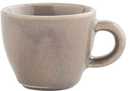 KAHLA Homestyle Espressotasse 0,03 l desert sand rustikales Geschirr aus Porzellan mit Steingut- und Keramiklook kleine dickwandige Tasse für Espresso Mokkatasse rund grau