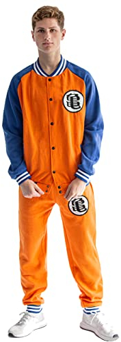 CoolChange Baseball Style Trainingsanzug im Son Goku Design | Jacke und Hose | Größe: S