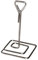BEQUET Lot de 3 pieds inox électropoli porte-étiquette hauteur 10 cm