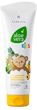 Vineen LR Aloe Vera KIDS Dschungelfreunde 3in1 Duschgel, Shampoo & Spülung