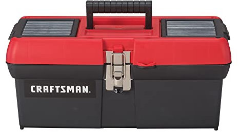 CRAFTSMAN Tool Box, Lockable, 16 in, Red/Black (CMST16901)