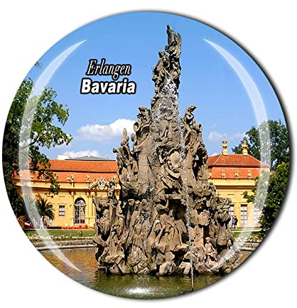 Erlangen Bayern Deutschland Kühlschrankmagnet Kristall Touristen Souvenir Geschenkkollektion Kühlschrank Magnet Aufkleber