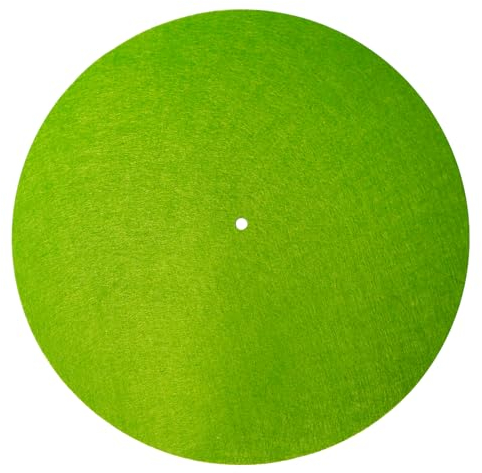 sdroceRyaM Plattenspieler-Matte, 30,5 cm, rutschfest, 3 mm, antistatisch, für LP-Vinyl-Schallplatten, High-Fidelity-Audiophile, akustische Klangunterstützung, reduziert Lärm durch statische Aufladung