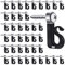 HuyxyTec Q-Hanger Screw Hooks, 45 Pack Outdoor Indoor Light Holder with Drill Bit Q-Hanger Hooks for Easy Release LED Light String