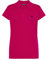 S&C - Polo Donna Manica Corta - Polo Donna Custom Fit Leggermente vestibilità - Bordatura a Maniche e Collo a Costine - Made in Cotone e in Spagna, Fucsia, XXL