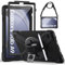 Gerutek Cover per Samsung Galaxy Tab A9 8,7 Pollici 2023 con Protezione per lo Schermo, Custodia Antiurto Robusto con Cavalletto Girevole 360 e Cinghia a Mano/Spalla per Galaxy Tab A9, Nero Profondo