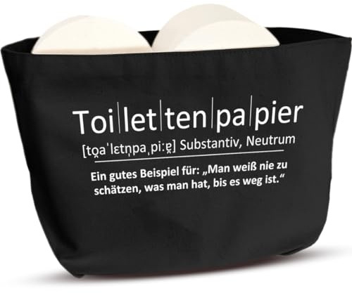 COZYINT® [DAS ORIGINAL] toilettenpapier aufbewahrung lustig – klopapier Rollen Organizer, wc Papier ersatzrollenhalter, toilettenpapieraufbewahrung (Toilettenpapier)