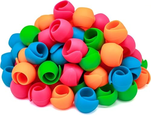 FQTANJU 80pcs Thread Spool Savers - Prevent Thread Tails from Unwinding, Keep Spool Organized - No Loose Ends for Sewing & Embroidery