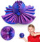 bechoanigel 3D Gear Ball, 8cm Gear Sphere Fidget Toy Steampunk Whirling Wonder Fidget Ball Spielzeug, Fidget Cube 3D Gedruckt Gear Ball für Stress Angst (Laserviolett)