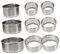 Cabilock Molde Para Galletas y Empanadillas Cortador De Piel De Acero Inoxidable Accesorio De Cocina Multifuncional