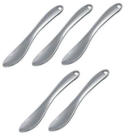 BELLIFFY 5pcs Mask Eye Cream Scoop Makeup Spatulas Cosmetic Scoop Eye for Skincare Spoon