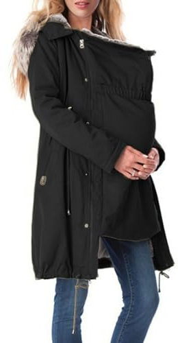 MODSGUE Jackenerweiterung mach Deine Lieblingsjacke zur Umstandsjacke oder Oversize Tragejacke für Jede Jacke & Konfektionsgröße für Schwangerschaft & Baby-Tragezeit Ganzjahres-Kombi