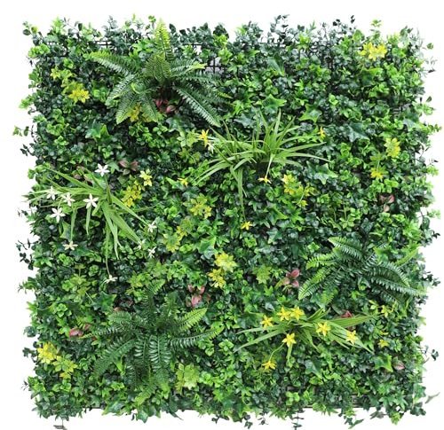 SYNTHAIETIK Mur Artificiel Vegetal Chic Haute Densité Petit Prix Plaque de 1M x 1M