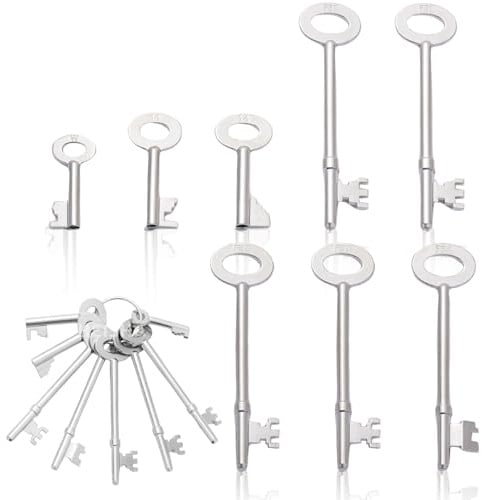 Lot de 8 clés de pompier FB, FB1, FB2, FB4, FB11, FB14