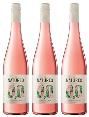 Torres Icons Natureo Rosé 0.0 alkoholfrei trocken Roséwein Spanien inkl. FeinWert E-Book (3 x 0.75 l)