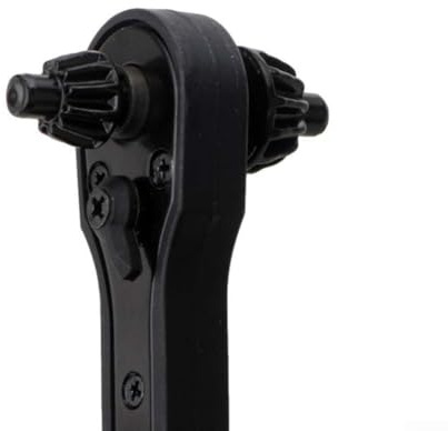 Besttoolifes Clé à cliquet 2 en 1, clé à cliquet réversible avec double tête 12,8 mm et 17,2 mm pour perceuse électrique, serrage de mandrin et changement d'embout, outil à main d'atelier