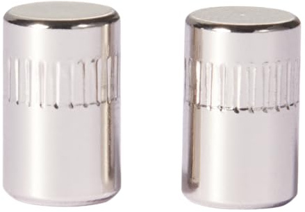 Dopro 2 piezas de latón selector de pastilla de interruptor de palanca de punta de interruptor de guitarra de metal para guitarras Gretsch, 2 roscas de Estados Unidos para Switchcraft níquel