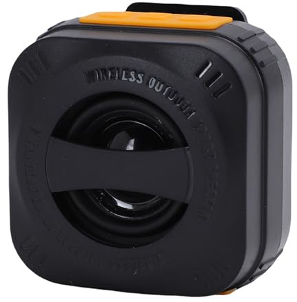 Dpofirs Altoparlante Bluetooth Indossabile, Altoparlante Wireless con Clip Stereo Trasparente, Piccolo Subwoofer Personale Portatile Resistente All'acqua IP56 per attività All'aperto