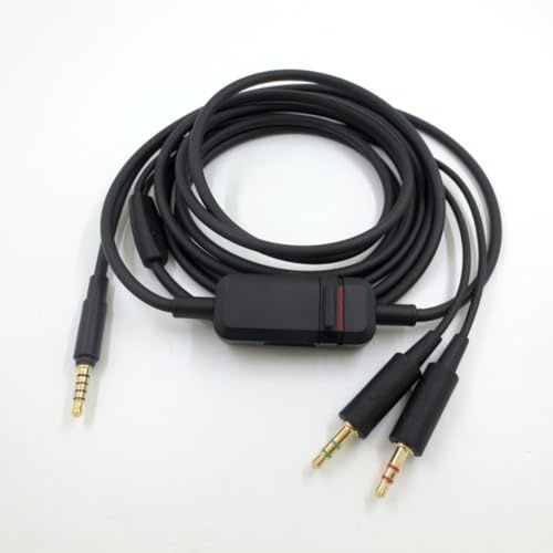 Gettimore 245 m Kupfer-Audiokabel für Beyerdynamic MMX300 Kopfhörer der 2. Generation, Schwarz