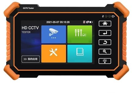 CCTV Tester, IPC-1900 8K H.265 Main Stream Test AHD CVI TVI CCTV Analog Tester Monitor IP Camera 4 Inch Cable Tracer(IPC-1900 Plus)